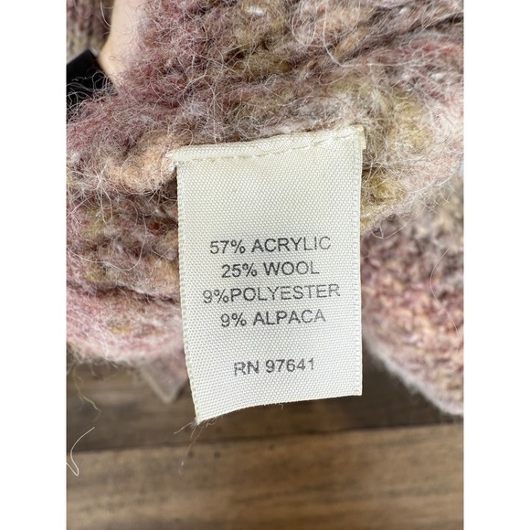 J. Jill Alpaca Wool Blend Ombre Cardigan Duster Sweater Sz L Career Cozy Office - Picture 4 of 7